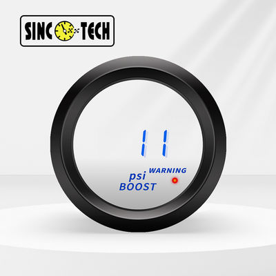 LED 디스플레이 2'' 부스트 게이지 바 터보 미터 Sinco Tech 6112B 자동 모바일 12V
