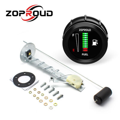 ZOPROUD 디지털 LED 연료 게이지 12V/24V